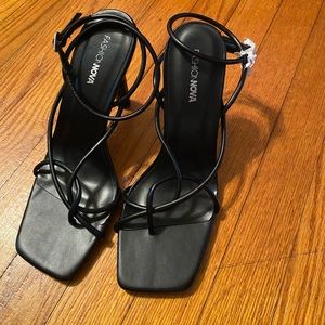 Fashion Nova Sandals heels